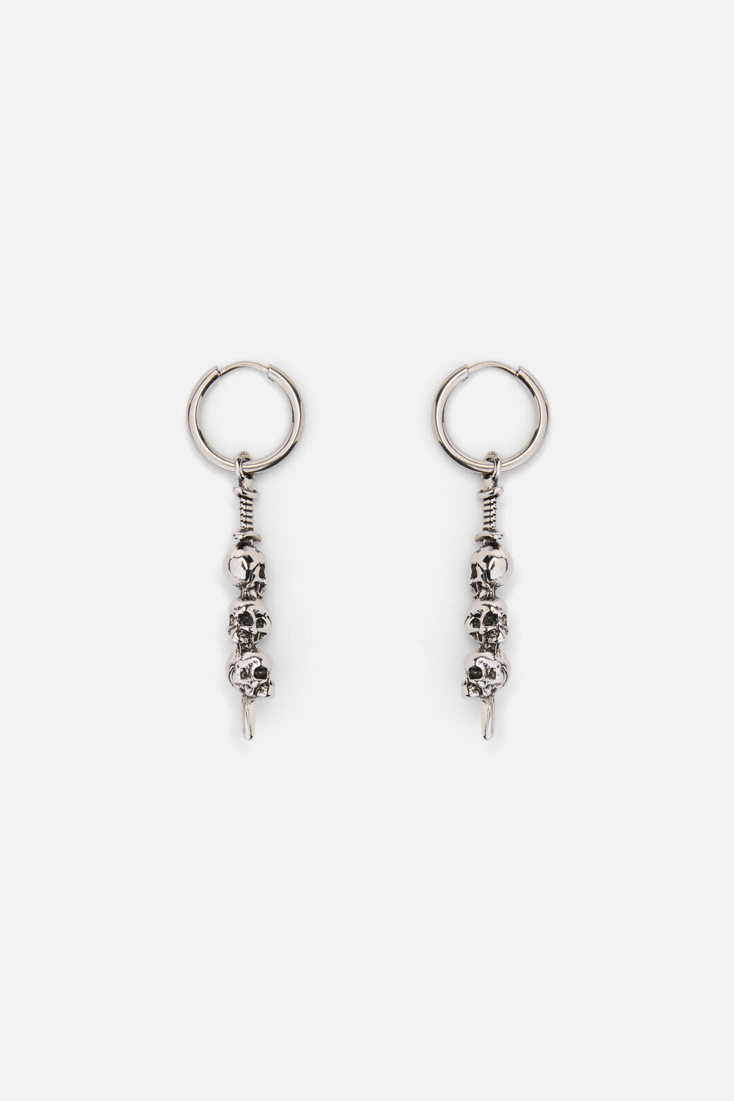 Dangerfield NZ - Skulls Sword Earrings - silver
