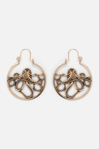 Dangerfield NZ - Octopus Earrings - gold