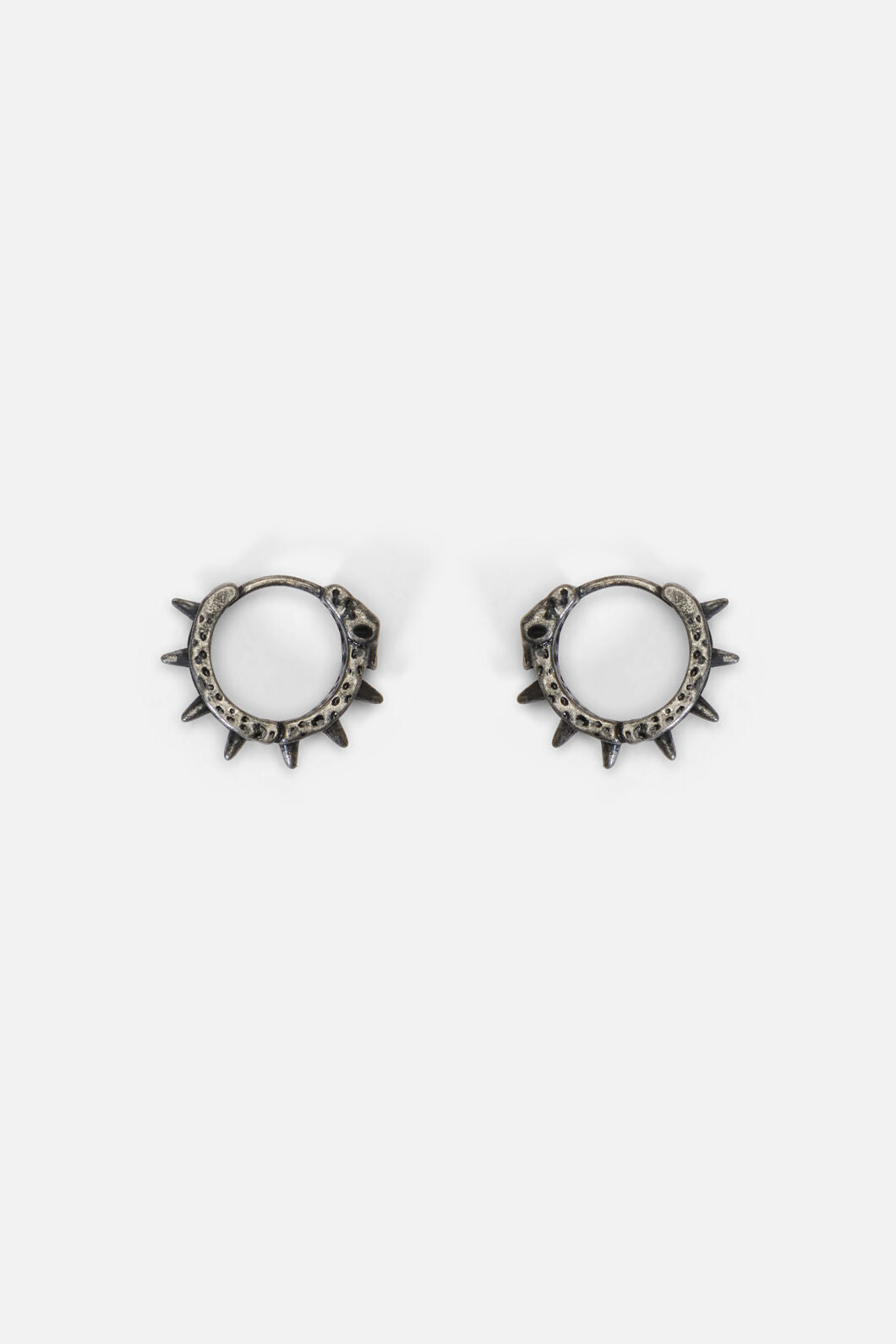 Dangerfield NZ - Spike Skull Earrings - silver