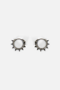 Dangerfield NZ - Spike Skull Earrings - silver