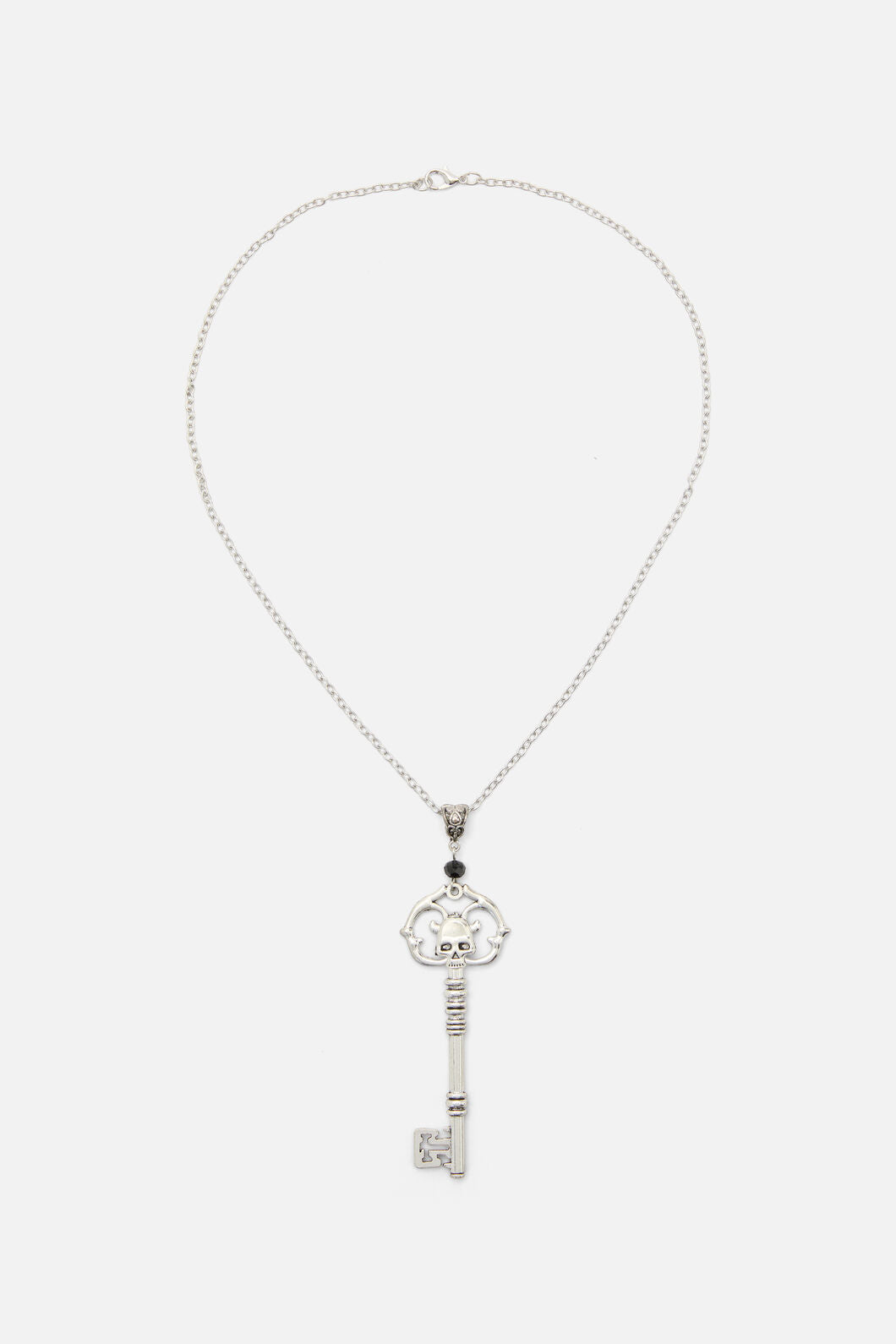 Dangerfield NZ - Key Skull Necklace - silver