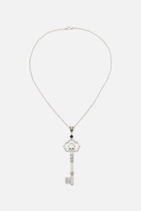 Dangerfield NZ - Key Skull Necklace - silver