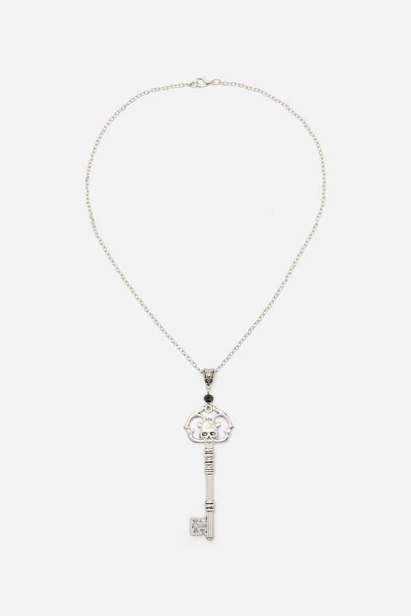 Dangerfield NZ - Key Skull Necklace - silver