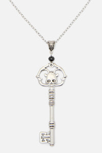 Dangerfield NZ - Key Skull Necklace - silver