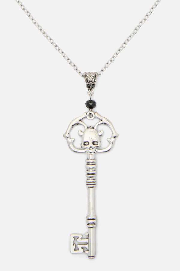 Dangerfield NZ - Key Skull Necklace - silver