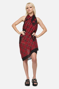 Dangerfield NZ - Piracy Tartan Cotton Sarong - black