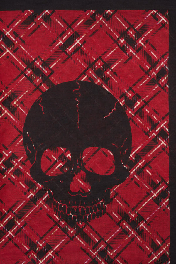 Dangerfield NZ - Piracy Tartan Cotton Sarong - black