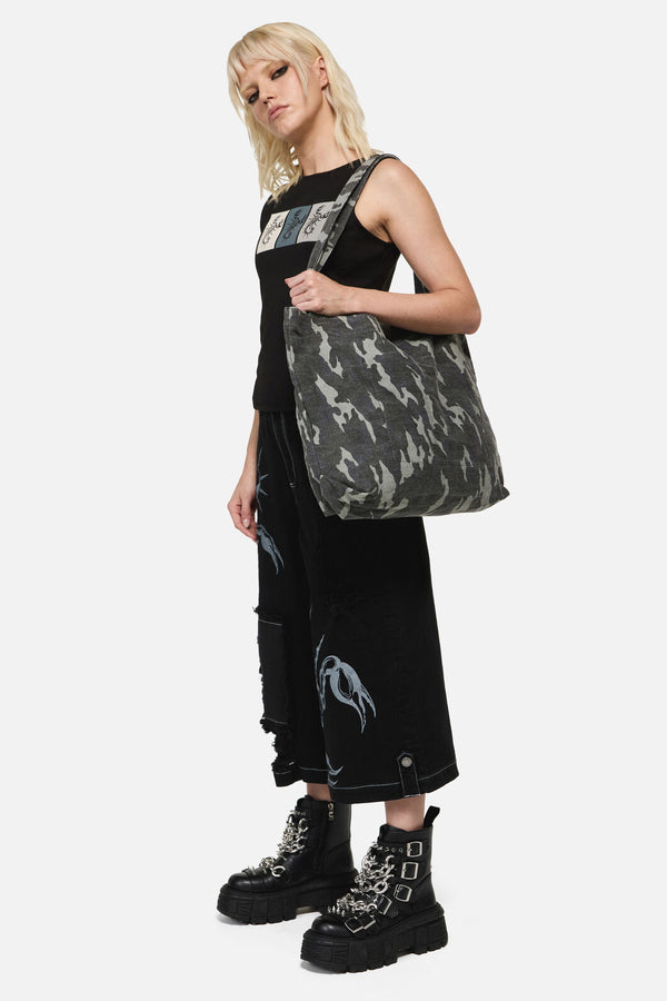 Dangerfield NZ - Disruptive Camo Tote - grey