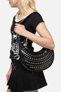 Dangerfield NZ - Stud Shoulder Bag - black