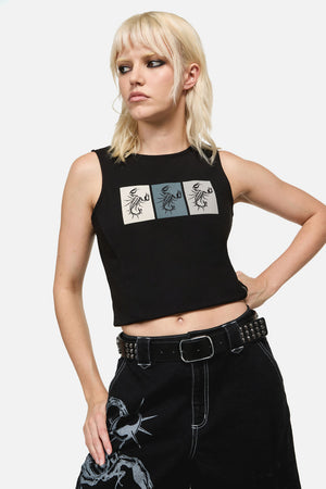 Dangerfield NZ - Scorpion Stud Belt - black