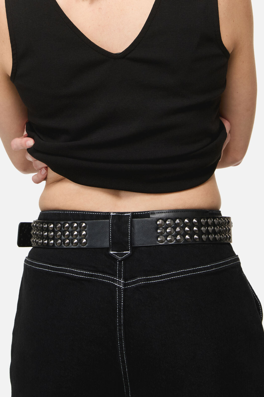 Dangerfield NZ - Scorpion Stud Belt - black