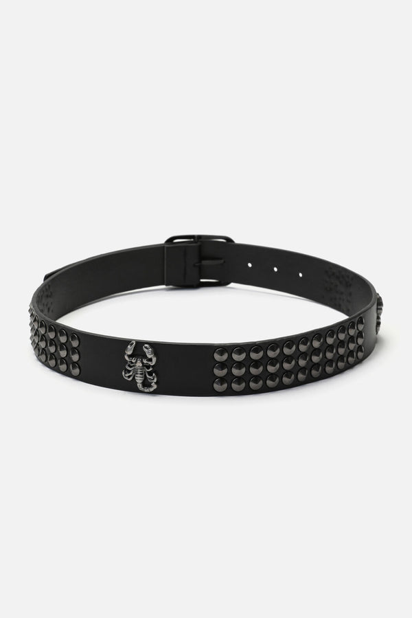 Dangerfield NZ - Scorpion Stud Belt - black