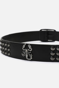 Dangerfield NZ - Scorpion Stud Belt - black
