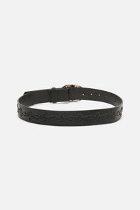 Dangerfield NZ - Cross & Buckle Belt - black