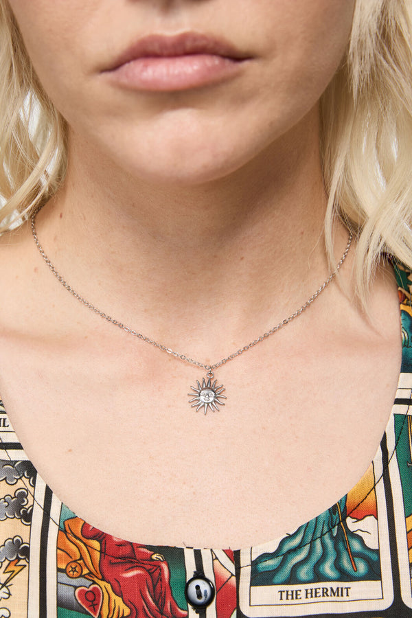 Dangerfield NZ - Sun Necklace - silver
