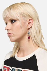 Dangerfield NZ - Rose Earrings - silver