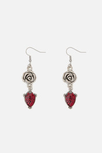 Dangerfield NZ - Rose Earrings - silver