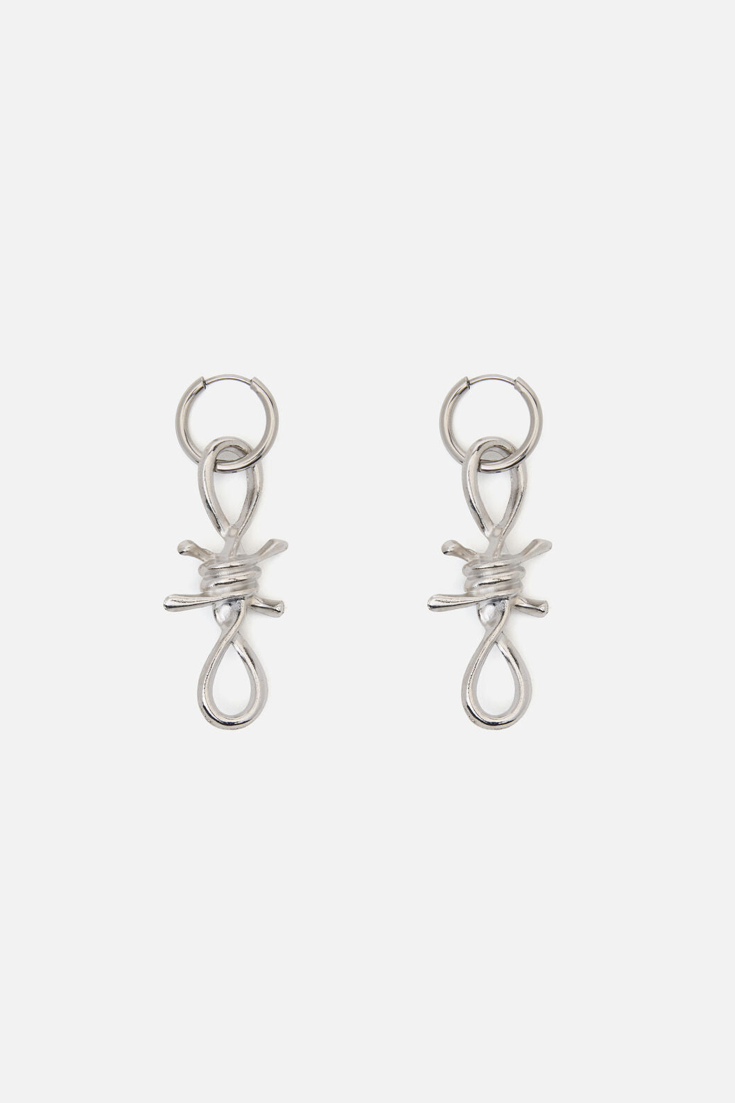 Dangerfield NZ - Barbed Charm Sleepers - silver