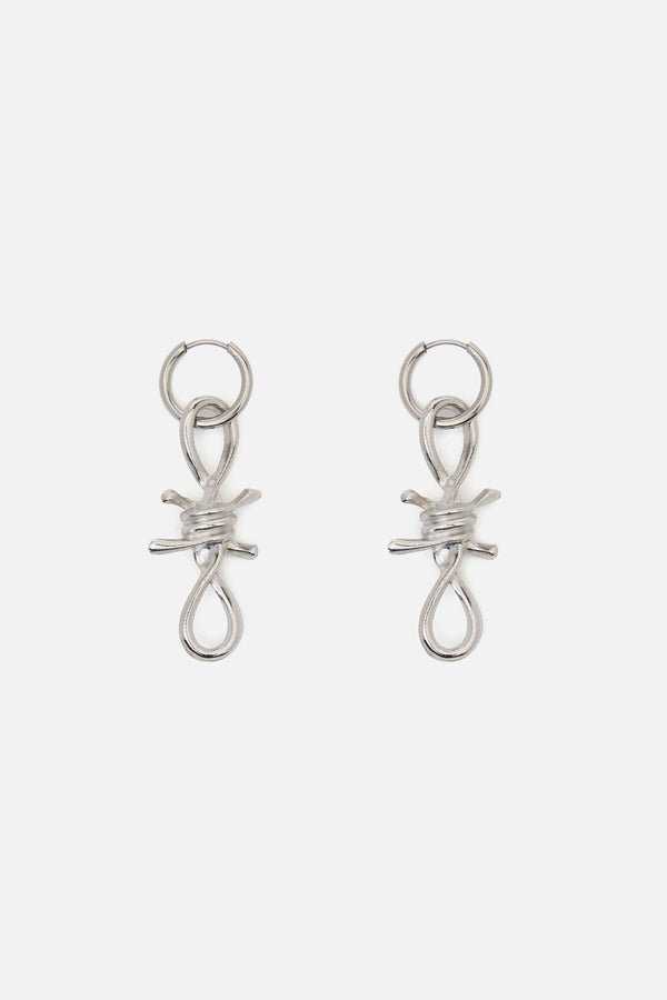 Dangerfield NZ - Barbed Charm Sleepers - silver