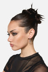 Dangerfield NZ - Chain Sleeper & Cross Earrings - silver