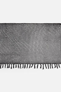 Dangerfield NZ - Knitted Tassel Beach Scarf - black