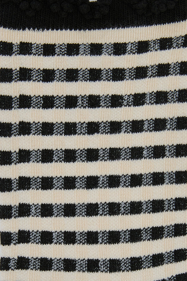 Dangerfield NZ - Gingham Check Sock - black