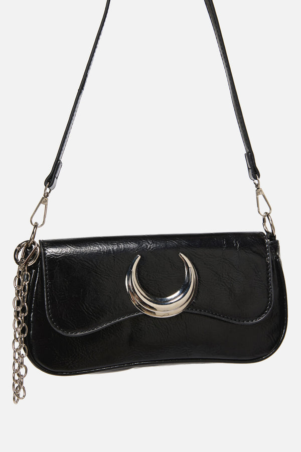Dangerfield NZ - Moon & Chain Bag - black