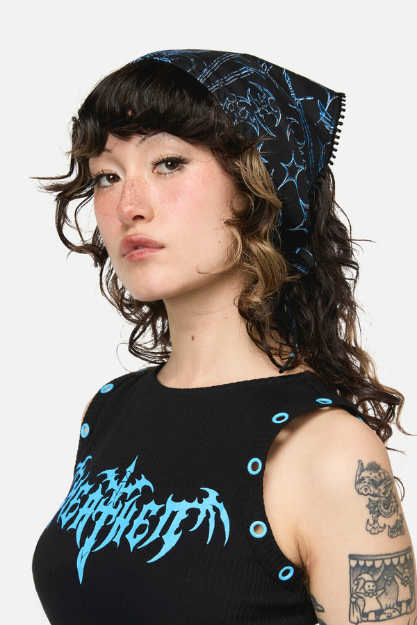 Dangerfield NZ - Divination Headscarf - black