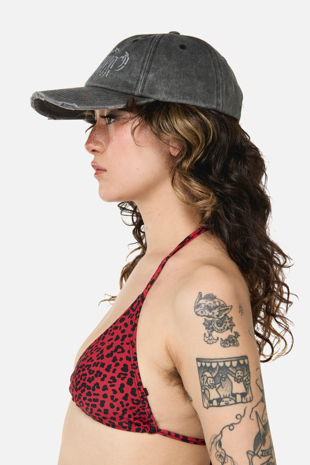 Dangerfield NZ - Heathen Printed Cap - grey