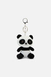 Dangerfield NZ - Panda Plush Bag Charm - black-white