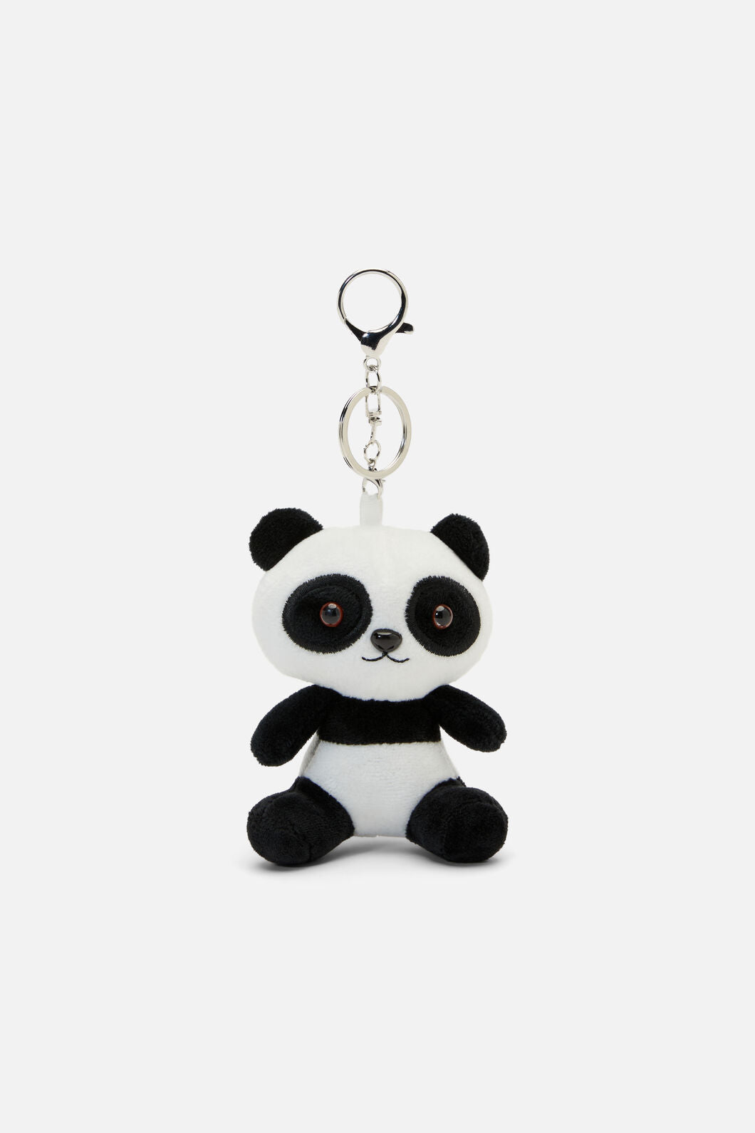Dangerfield NZ - Panda Plush Bag Charm - black-white