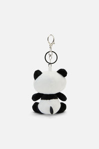 Dangerfield NZ - Panda Plush Bag Charm - black-white