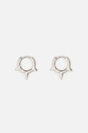 Dangerfield NZ - Spike Sleeper with Diamantes - silver