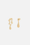 Dangerfield NZ - Dripping in Gold Earrings - gold