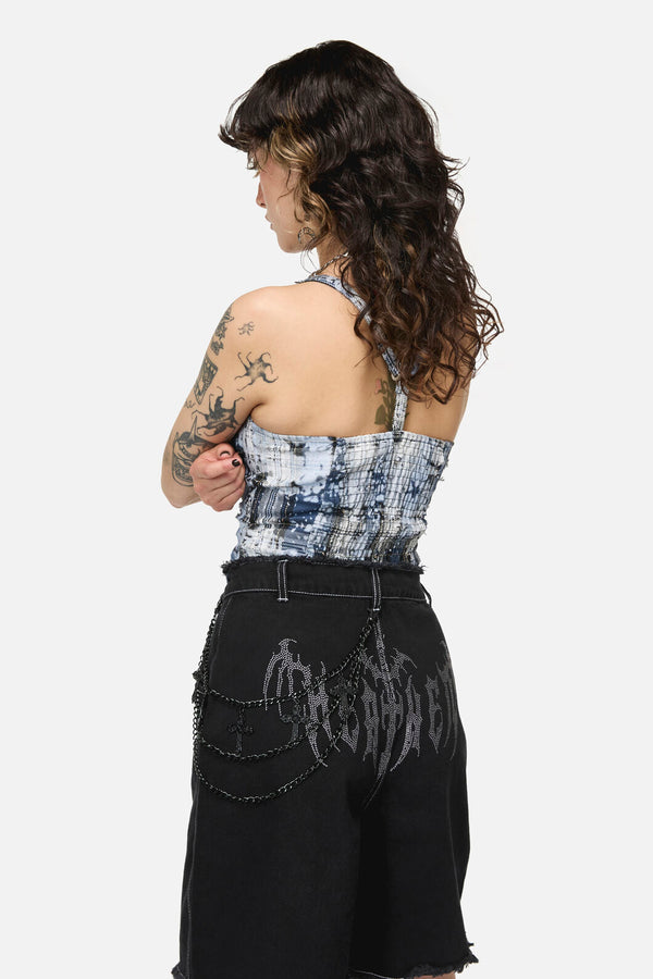 Dangerfield NZ - Black Crosses Jean Chain - black