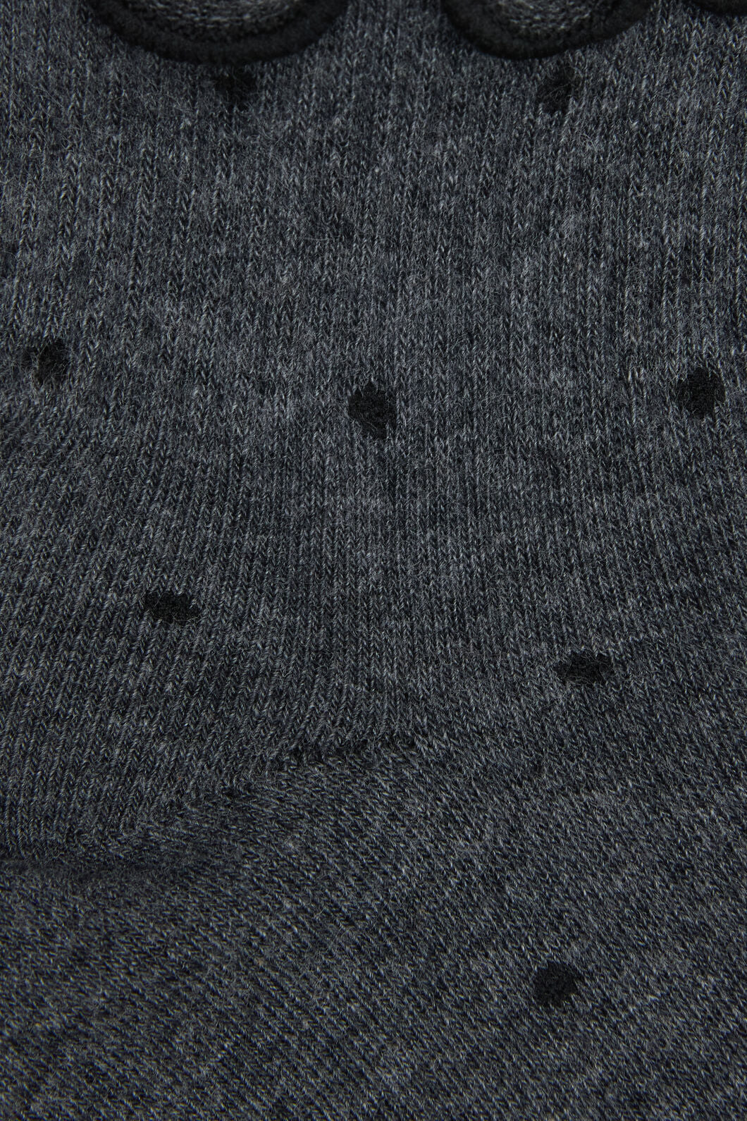 Dangerfield NZ - Grey Spot Ankle Frill Socks - grey