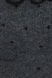 Dangerfield NZ - Grey Spot Ankle Frill Socks - grey
