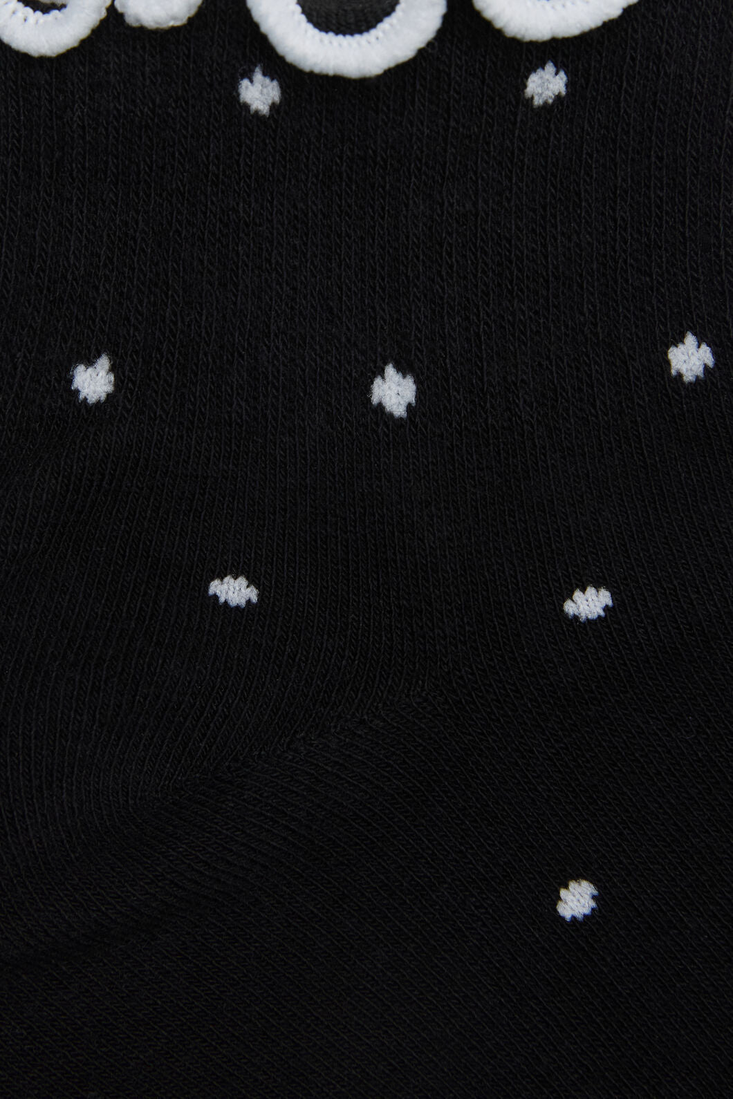 Dangerfield NZ - Black Spot Ankle Frill Socks - black