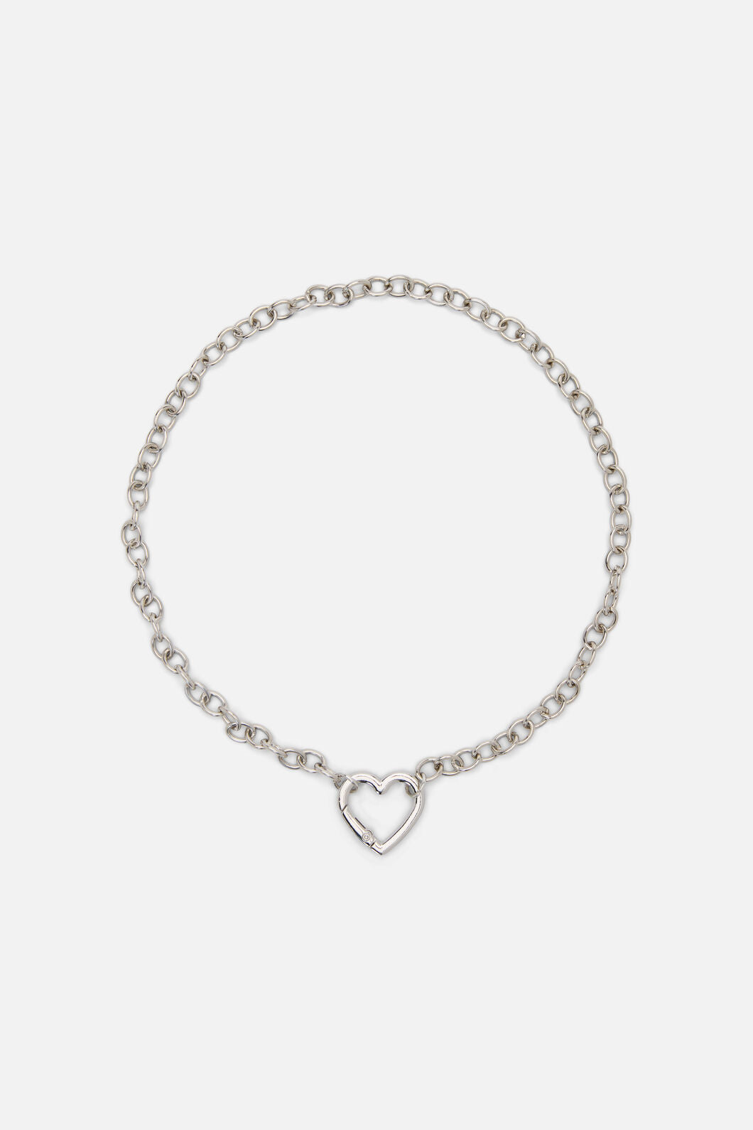 Dangerfield NZ - Hooked Heart Choker - silver