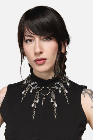 Dangerfield NZ - Spike Chain Choker - silver