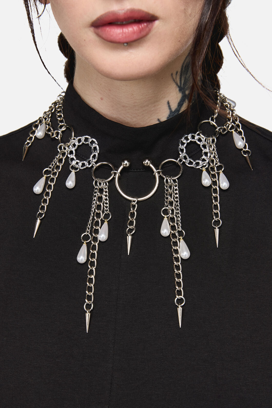 Dangerfield NZ - Spike Chain Choker - silver