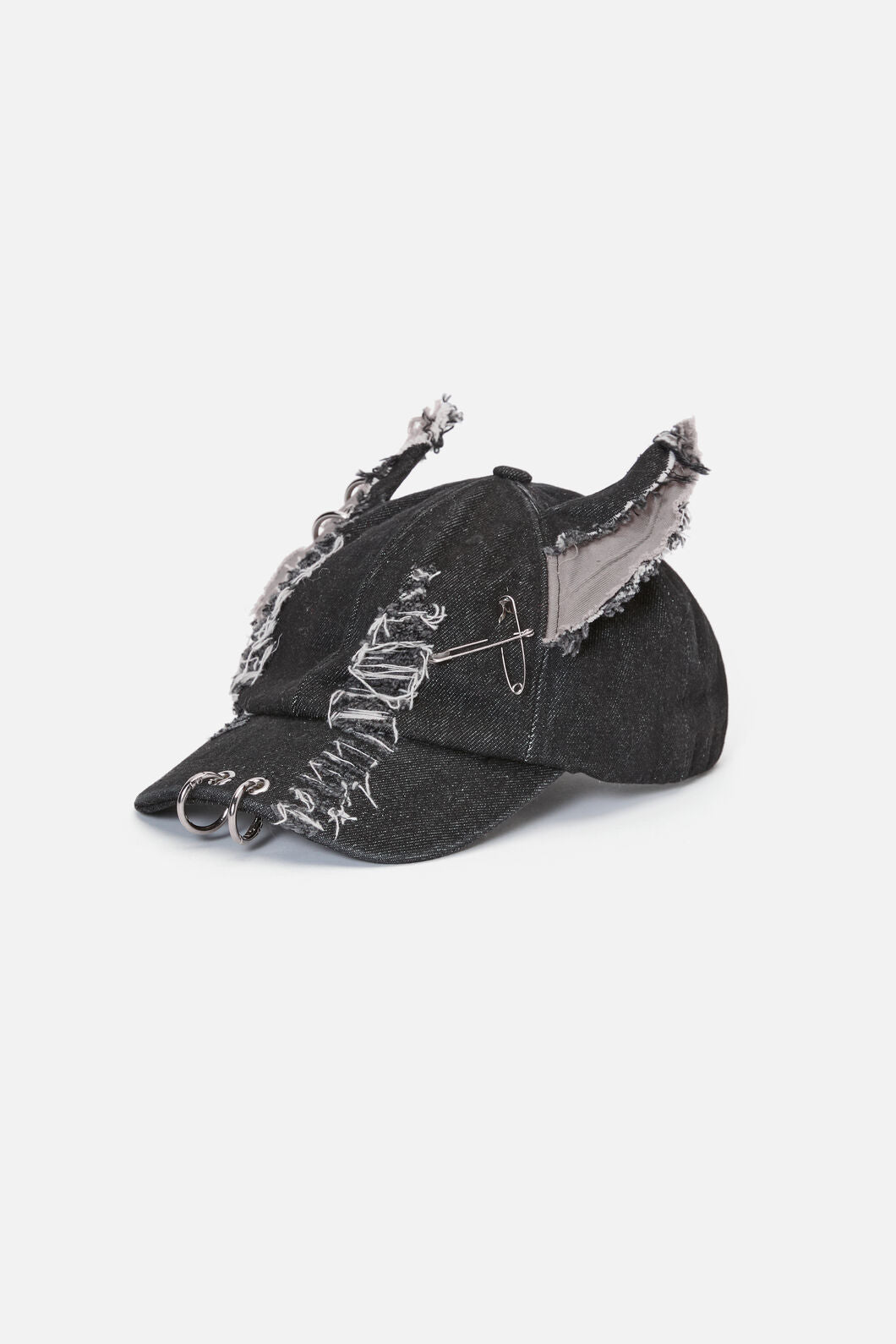 Dangerfield NZ - Distressed Ears Cap - black
