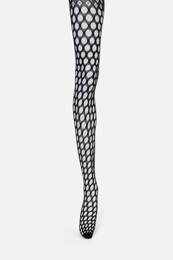 Dangerfield NZ - Holey Moley Tights - black