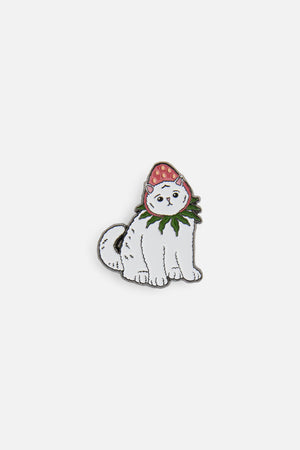 Dangerfield NZ - Strawberry Cat Pin - multi