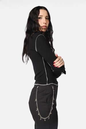 Dangerfield NZ - Stars & Moons Jean Chain - silver