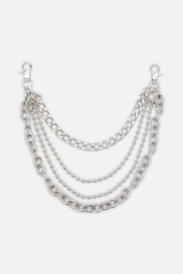 Dangerfield NZ - Four Strand Jean Chain - silver