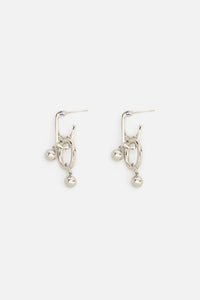 Dangerfield NZ - Chunky Bobble Earrings - silver