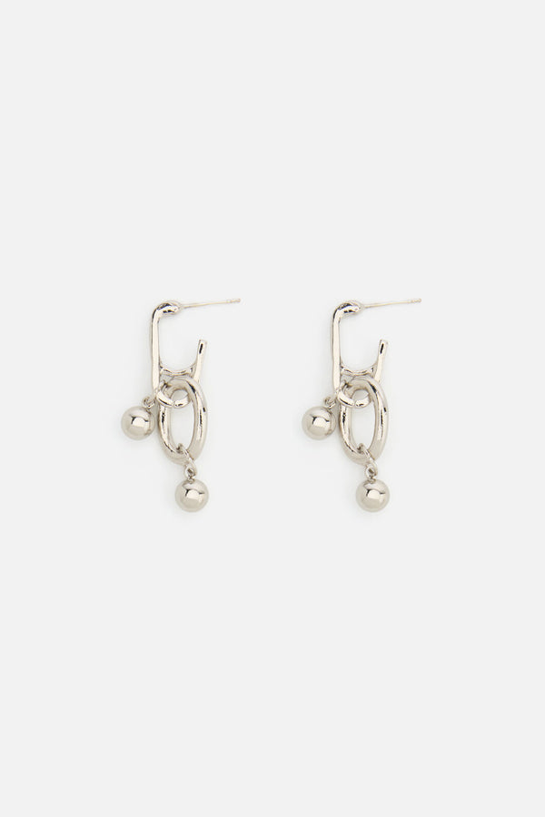 Dangerfield NZ - Chunky Bobble Earrings - silver