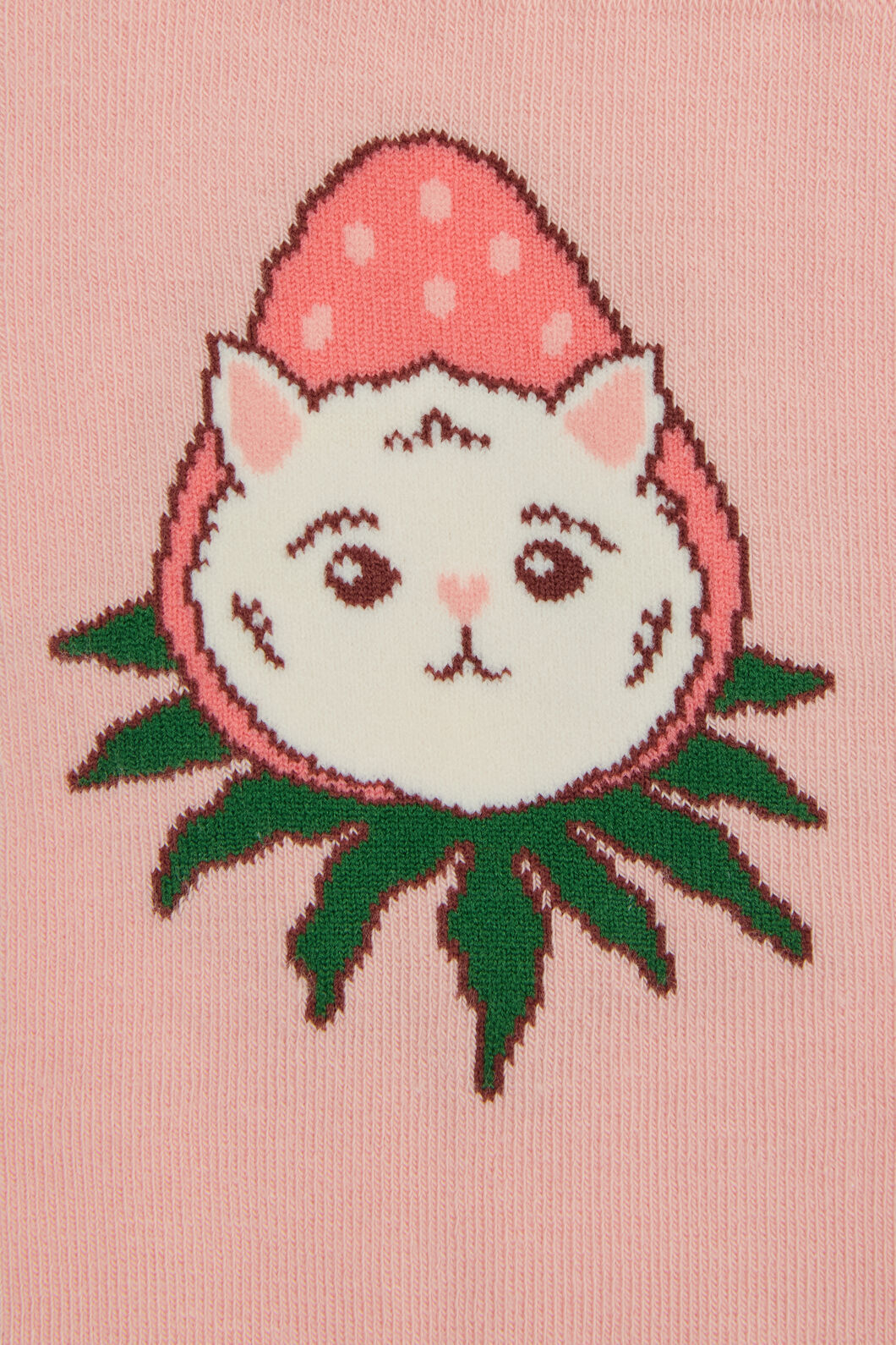 Dangerfield NZ - Strawberry Cat Socks - pink