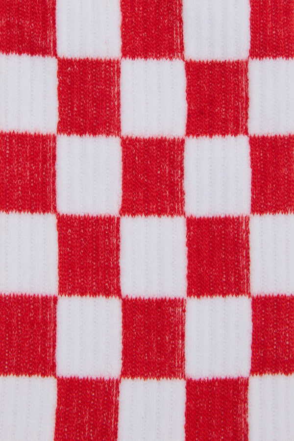 Dangerfield NZ - Racing Check Socks - red